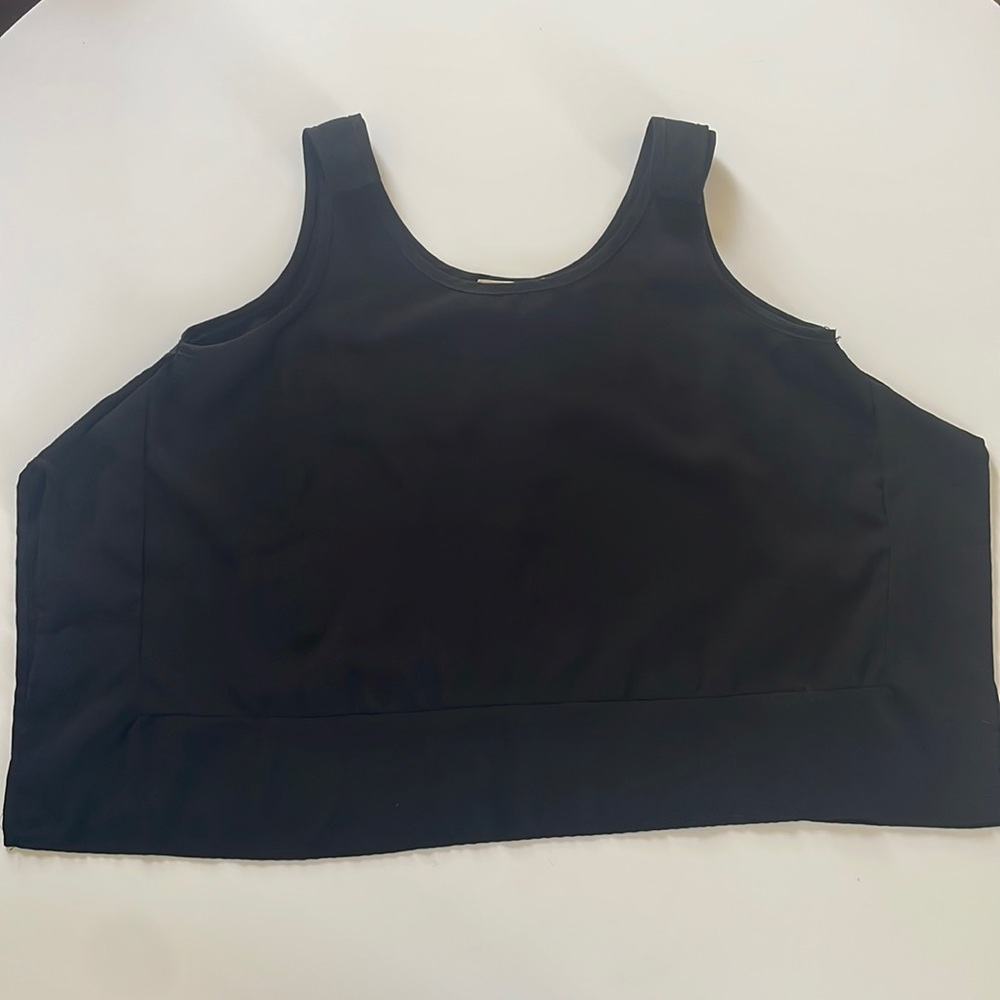 Black Flowy Tank